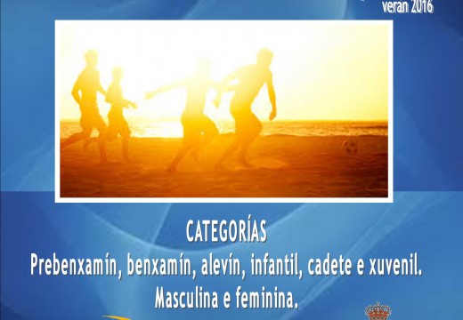Torneo Futbol Praia 3×3 – Categorias Base e Xuvenil “Praia de Cabío”